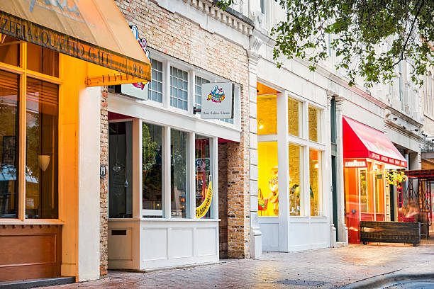 Bright retail storefront with modern exterior trim by a painting company in Tampa, FL